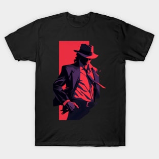 Music Icon - Red and Black - Pop Music T-Shirt